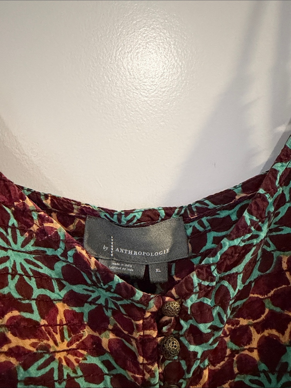 Anthropologie Printed Spaghetti-Strap Jumpsuit - #156 - Picture 4 of 10